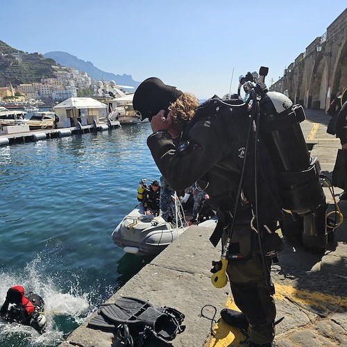 Pulizia fondali<br />&copy; Comune di Amalfi