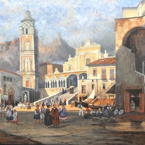 Duomo di Amalfi<br />&copy; Giovanni Giordano Lanza - metà '800