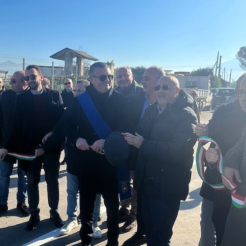 Angri, inaugurato il Ponte sul Rio Sguazzatoio<br />&copy; Provincia di Salerno