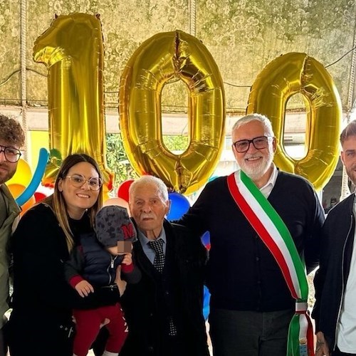 Gino Tosi compie 100 anni<br />&copy; Comune di Aprilia