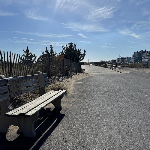 La panchina ad Asbury Park<br />&copy; Massimiliano D'Uva