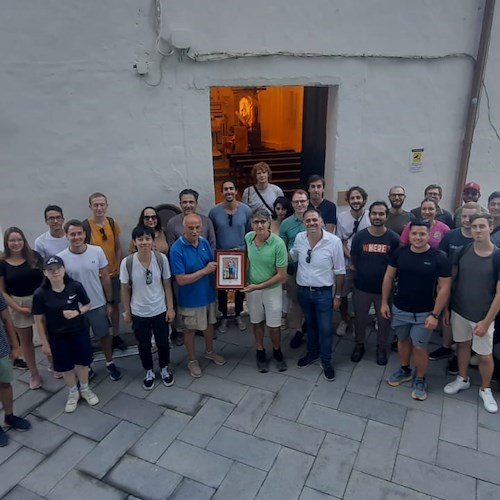 Atrani, la fisica teorica internazionale in visita al Santuario di Santa Maria del Bando