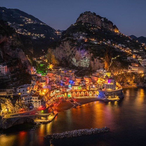 Atrani, le luminarie natalizie prorogate fino al 10 gennaio<br />&copy; Comune di Atrani