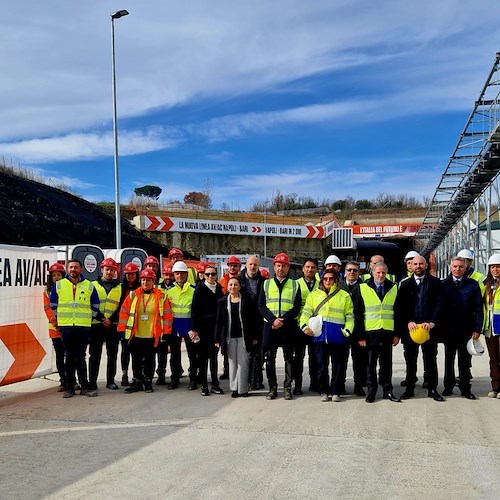 AV/AC Napoli-Bari, sottosegretario Ferrante in visita a Grottaminarda: «Il sud prende velocità»