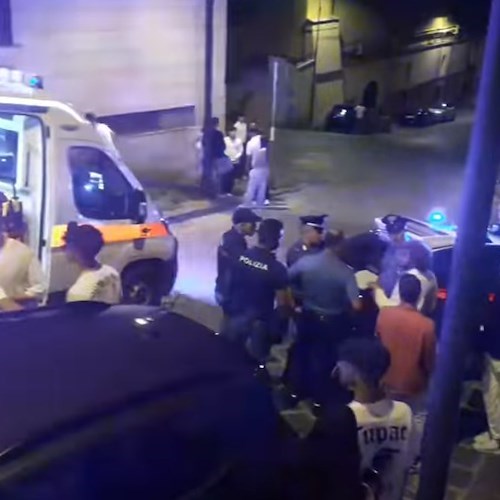 Avellino, ambulanza, polizia, movida