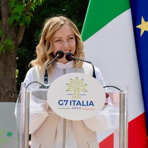 Giorgia Meloni a Caivano<br />&copy; Governo