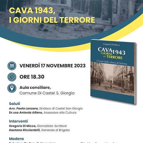 “Cava 1943, I giorni del terrore”