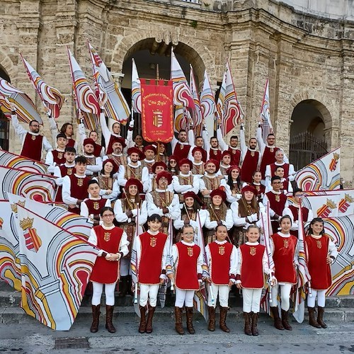 sbandieratori e musicisti Città Regia