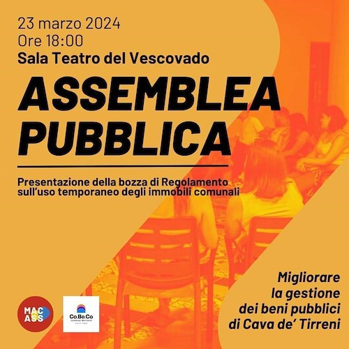 Cava de’ Tirreni, assemblea pubblica