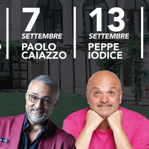 Erminio Sinni, Paolo Caiazzo, Peppe Iodice e Biagio Izzo alle ”Notti di Stelle”