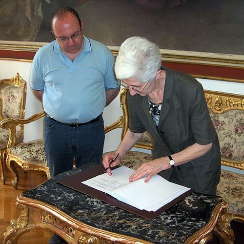 La firma del protocollo