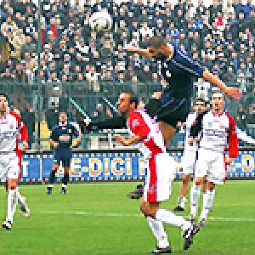 La gioia di Ercolano dopo un gol