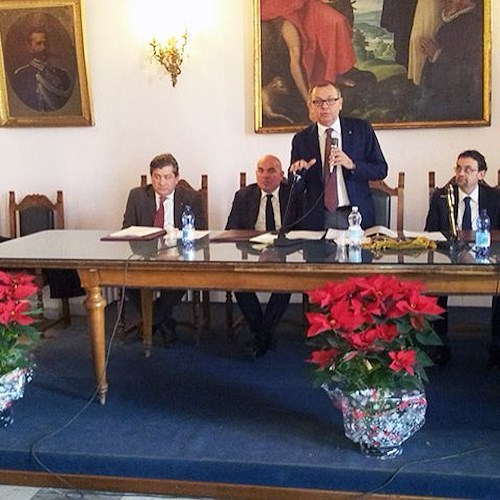 Da sin., Salsano, Landolfi, Avagliano, Santin e Ambrosio