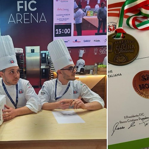 Cerchia e Di Sieno del “Masaniello” di Maiori fanno incetta di medaglie ai Campionati della Cucina Italiana di Rimini