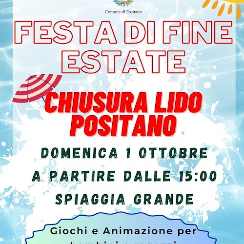 Locandina festa Lido Positano<br />&copy; Comune di Positano