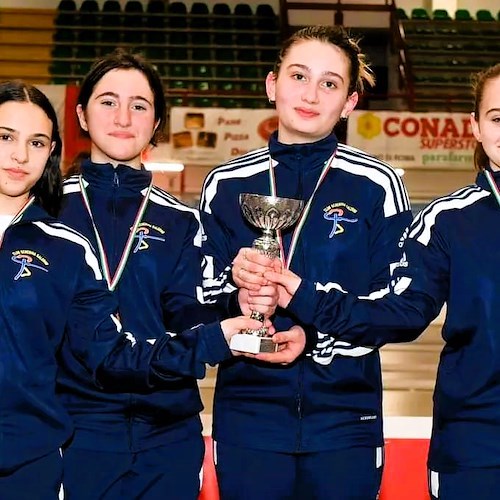 Club Scherma Salerno: sul podio Under 14 anche la maiorese Karol Rispoli e la vietrese Sirya Lambiase