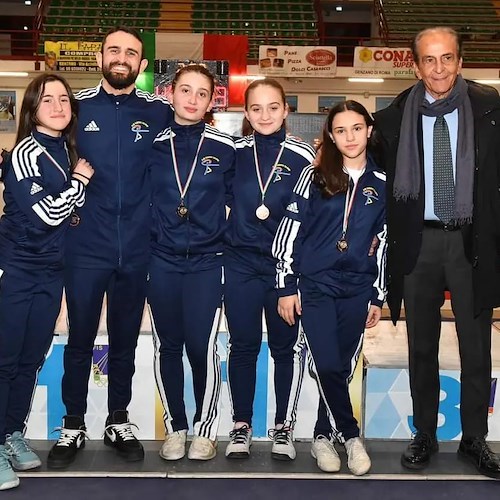 Club Scherma Salerno: sul podio Under 14 anche la maiorese Karol Rispoli e la vietrese Sirya Lambiase