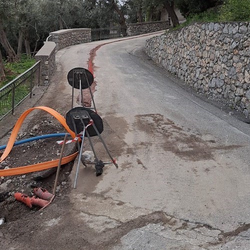 Conca dei Marini, 29 febbraio Via Don Gaetano Amodio chiusa al transito causa lavori