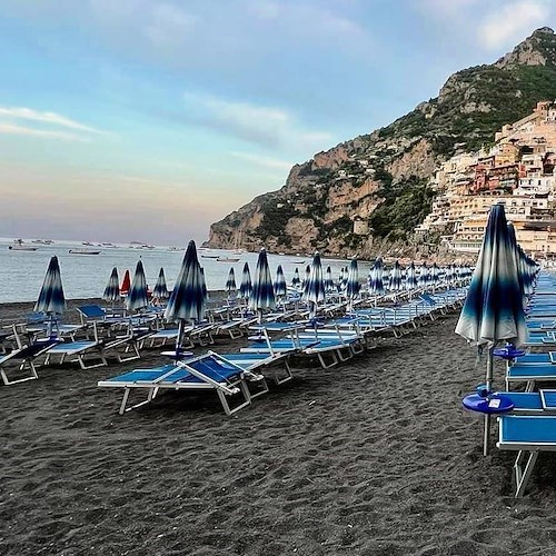 Spiaggia di Positano<br />&copy; Cristina d’Aiello