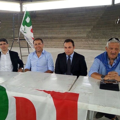 Da sin., Servalli, Senatore, Aliotti e Scarlino