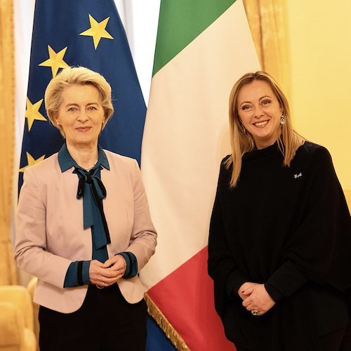 Meloni e von der Leyen a Palazzo Chigi<br />&copy; Governo