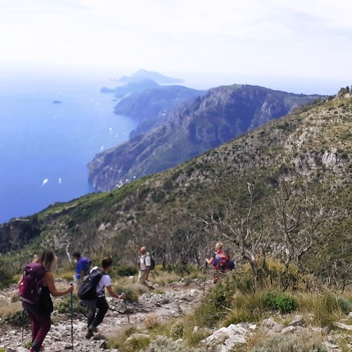 Escursionisti in Penisola Sorrentina