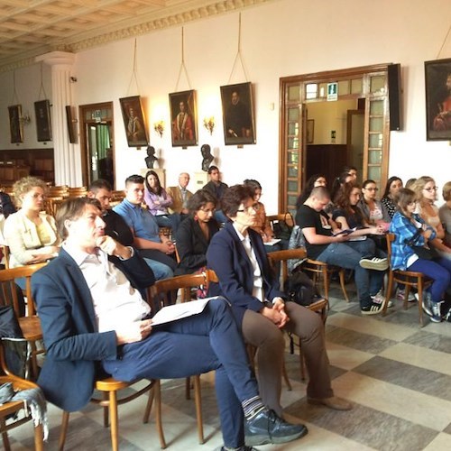 Il pubblico presente alla conferenza stampa