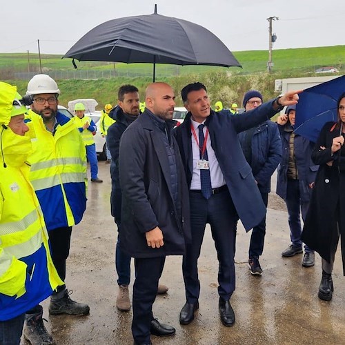 Sopralluogo del Sottosegretario di Stato al Mit Tullio Ferrante al cantiere