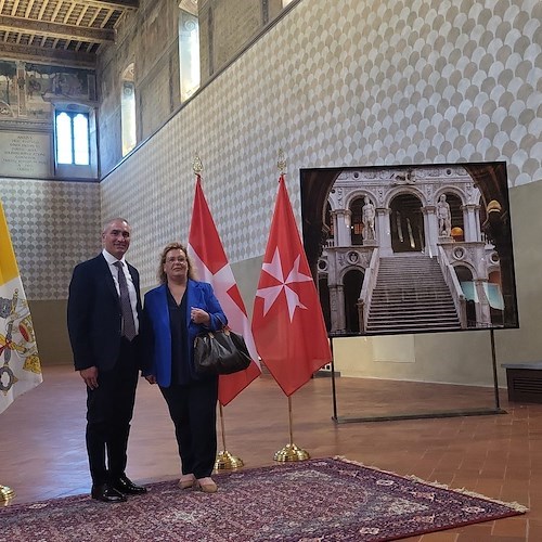 Sindaco e Vice Sindaco di Scala, Ivana Bottone e Luigi Mansi