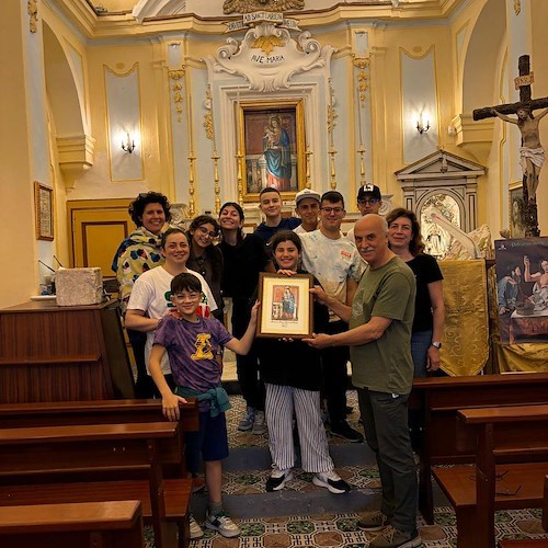 Giovani di Amalfi in ritiro spirituale al Santuario di Santa Maria del Bando di Atrani<br />&copy; Santuario Santa Maria Del Bando