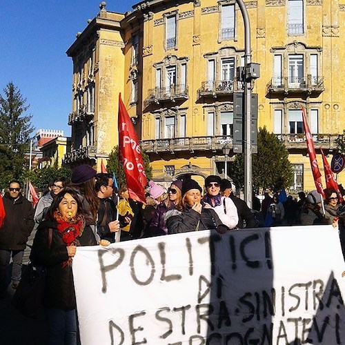 La protesta dei lavoratori del gruppo Silba