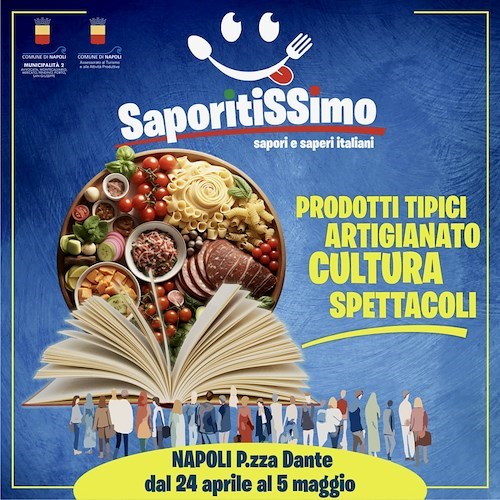 A Napoli la seconda edizione di Saporitissimo