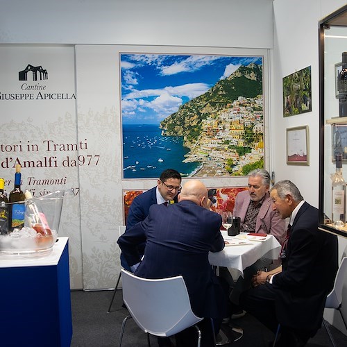 Cantine Apicella Tramonti al Vinitaly<br />&copy; Camera di Commercio di Salerno