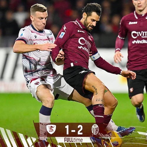 Salernitana Bologna 1 a 2<br />&copy; U.S. Salernitana 1919