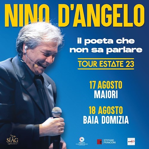 Locandina di Nino D'Angelo a Maiori