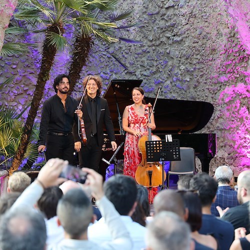 Il trio dei Virtuosi di Sansevero chiude gli appuntamenti cameristici del Ravello Festival<br />&copy; m.gargiulo