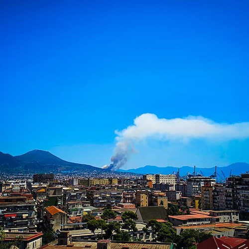 Incendio sul Vesuvio<br />&copy; Francesco Emilio Borrelli