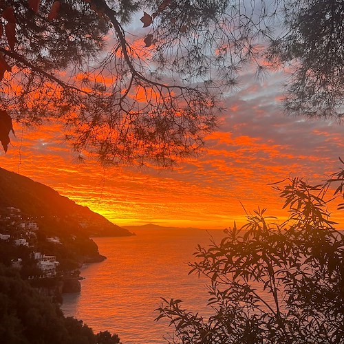 Alba a Positano