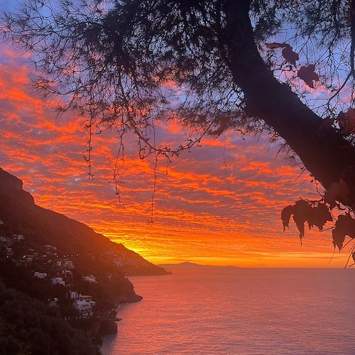 Alba a Positano