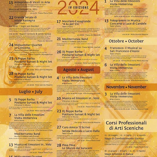 Programma Vicoli in Arte 2024