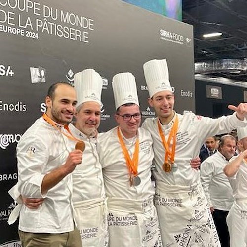 Da Tramonti a Parigi: Raimondo Esposito di Tramonti si qualifica alla Coupe du Monde de la Pâtisserie<br />&copy; coupedumondepatisserie_italy