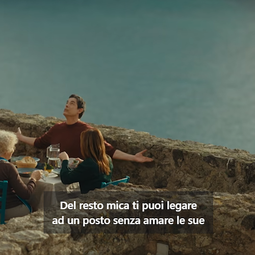 Alessandro Gassman nello spot della Campania