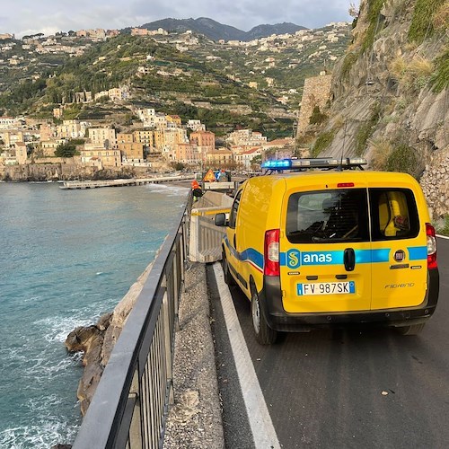 Lavori propedeutici alla galleria Maiori-Minori<br />&copy; Massimiliano D'Uva