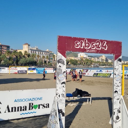 quadrangolare di calcio organizzato da “Salerno Beach Soccer” insieme all’Associazione intitolata ad “Anna Borsa”