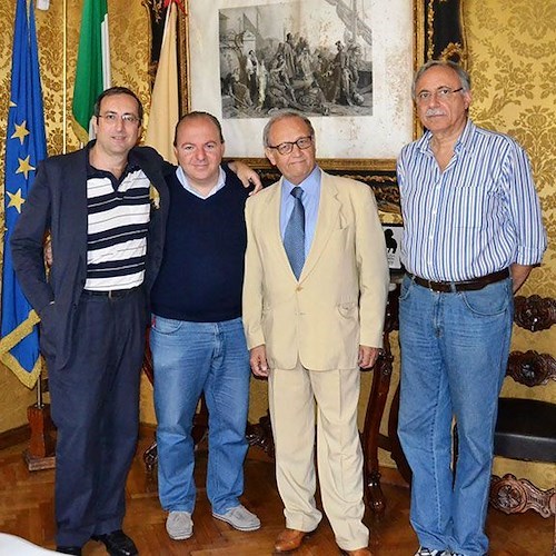 Da sin., Gravagnuolo, Galdi, Dainotti e Prisco