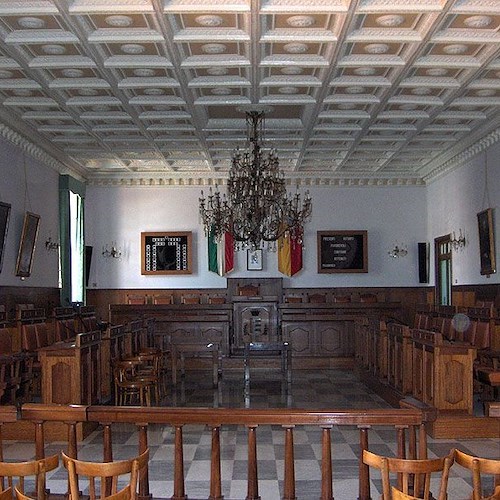 L'Aula Consiliare del Palazzo di Città