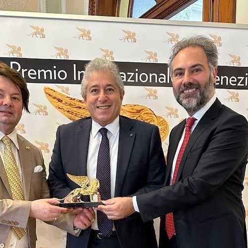 Antonio Giordano con il presidente Candelanesi