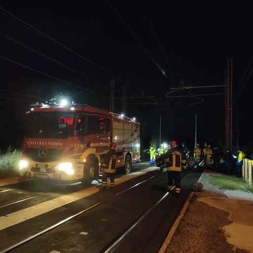 Esercitazione sulla linea Roma-Napoli<br />&copy; Trenitalia