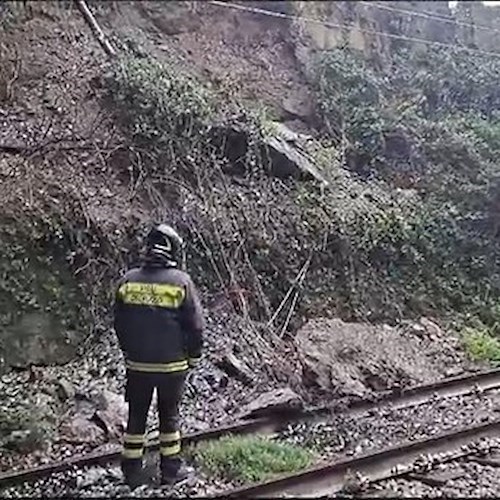 Linea storica Salerno-Napoli<br />&copy; Vigili del Fuoco