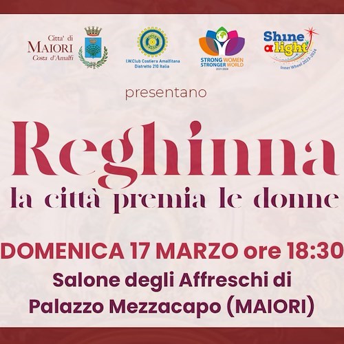 Reghinna: la città premia le donne